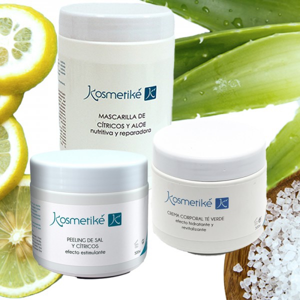 Kosmetiké Green Tea & Citrus Body Care Cosmetic Body Treatment: revitalizing and antioxidant effect